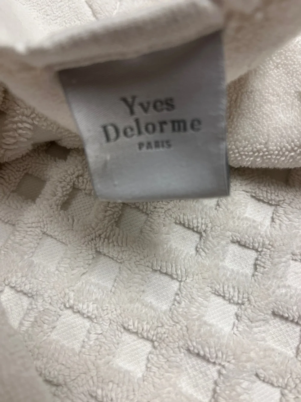 Yves Delorme White Quilted‎ Bath Mat